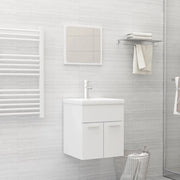 Set Mobili da Bagno Bianco in Legno Multistrato cod mxl 66377