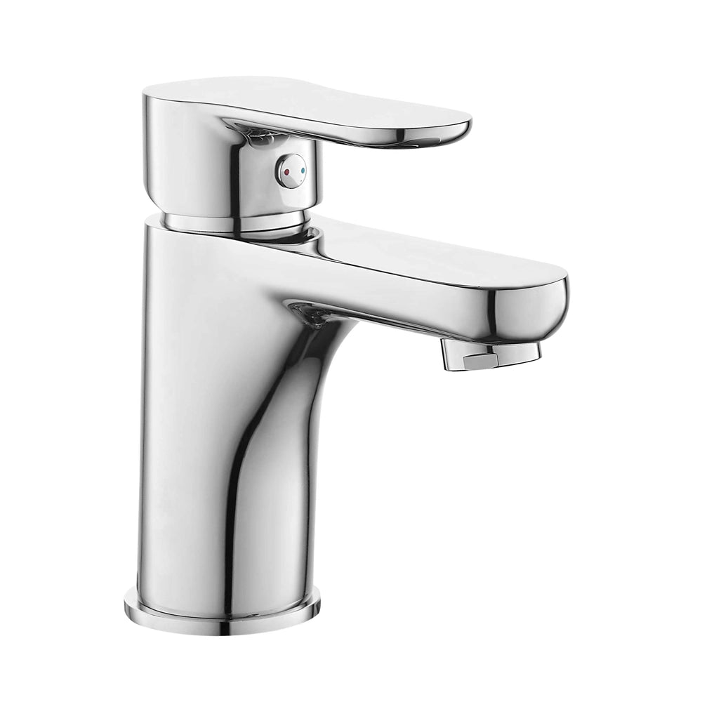 Set miscelatore lavabo bidet con piletta e doccia ad incasso cromo lucido Selma