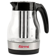 Girmi BL5100 Bollitore e Tisaniera 1,7 L 2200 W Filtro in Acciaio Inox Rotazione 360° Avvolgicavo nella Base colore Nero