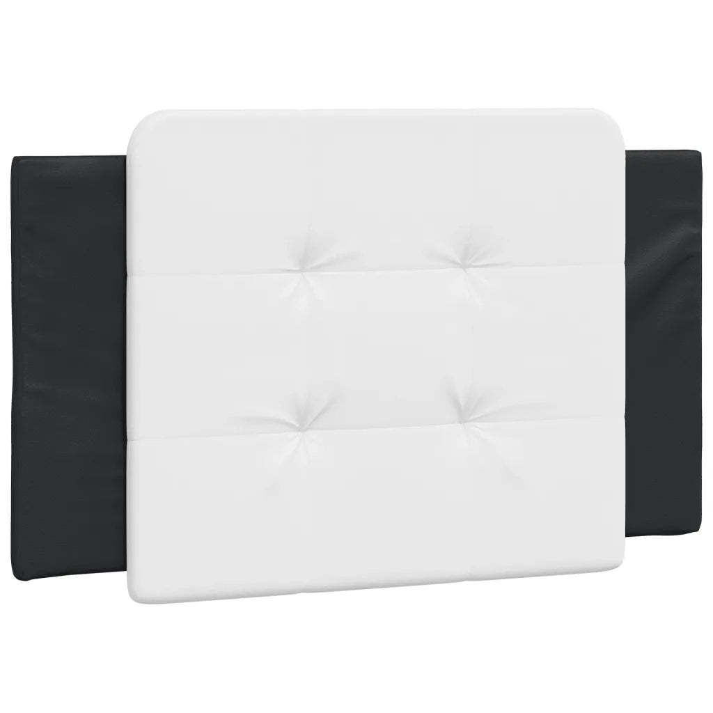 Giroletto senza Materasso Zadar Nero e Bianco 100x200 cm in Similpelle