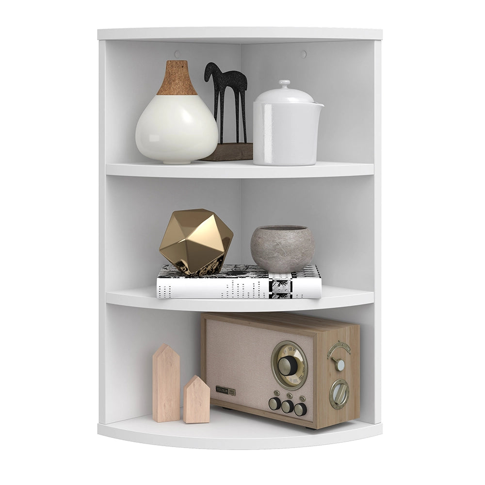 Vicco Libreria angolare da terra Bianco 30 x 60 cm