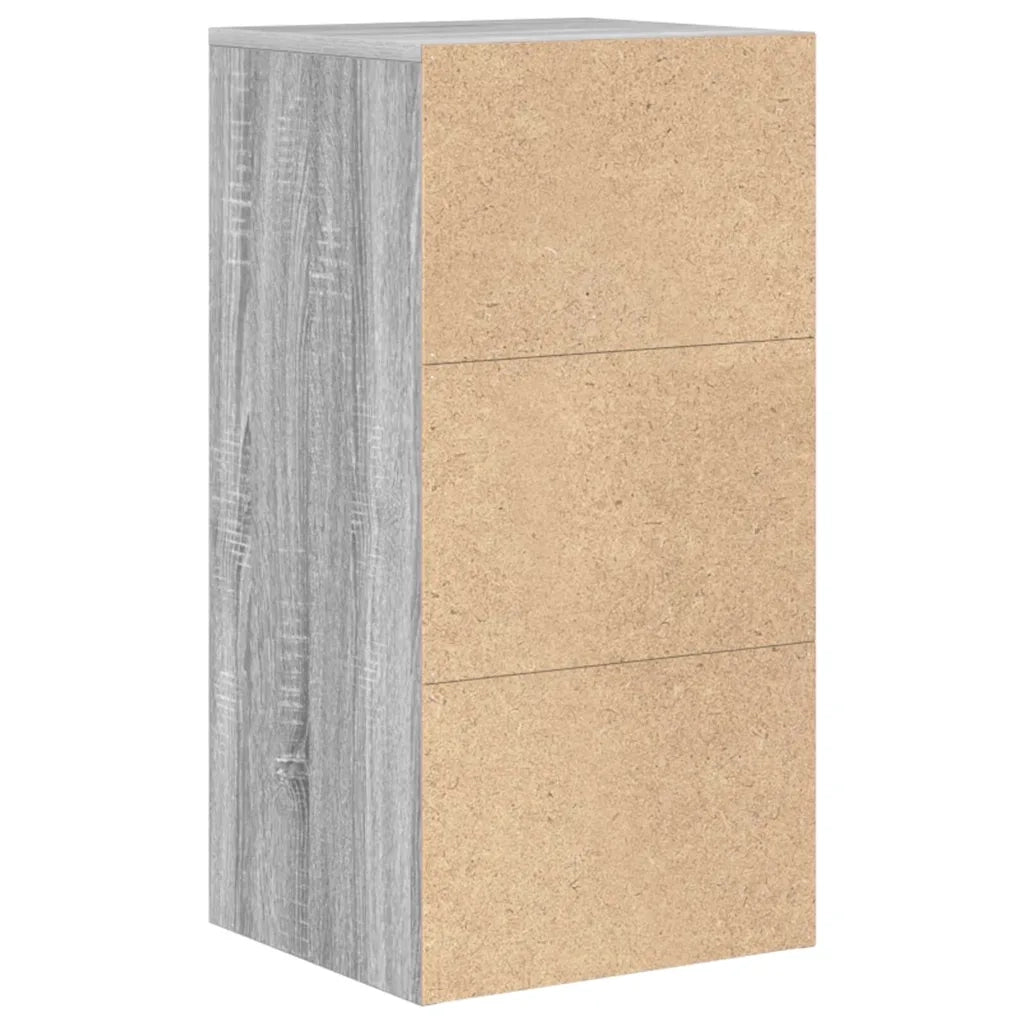 vidaXL Credenza Grigio sonoma 38 x 34.5 x 75 cm Legno multistrato