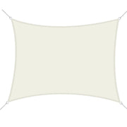 VELA OMBREGGIANTE RETTANGOLARE 4 X 6 MT COLORE BIANCO CREMA