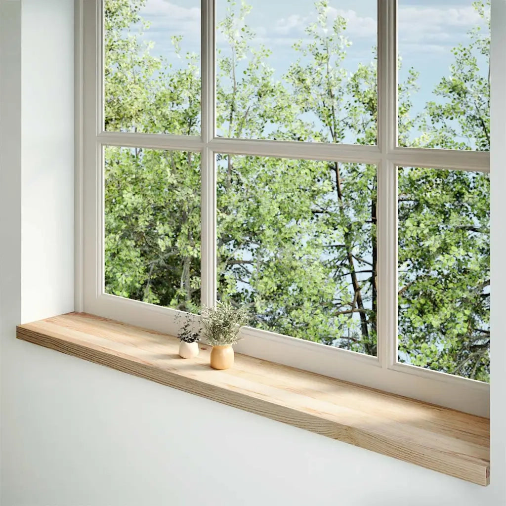 vidaXL Davanzali 2 pz Non Trattati 160x30x2cm Legno Massello di Rovere