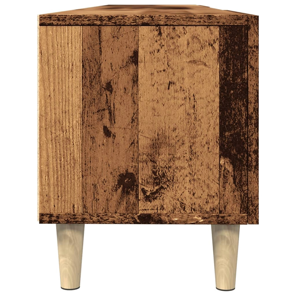 Mobile TV multimediale scaffale TV credenza TV sala da pranzo soggiorno camera da letto legno invecchiato 180 x 31,5 x 40 cm legno ingegnerizzato marrone 02_0028505