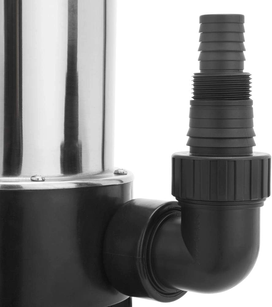MONZANA® Pompa Sommergibile da Immersione 11.500 l/h 650 W Multiadattatore Pompe Drenaggio Acque Chiare e Scure Giardino