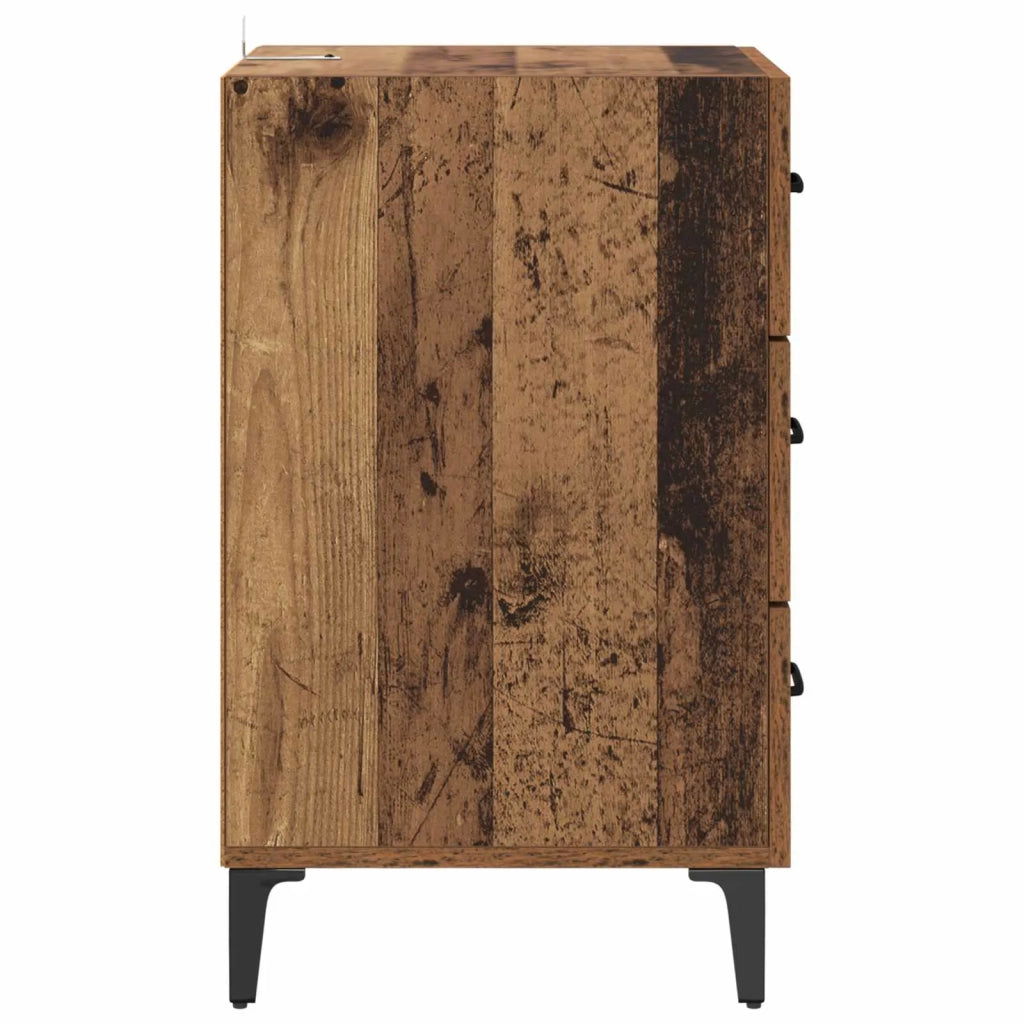 Armadio da Notte Legno vecchio 40 x 40.5 x 66 cm