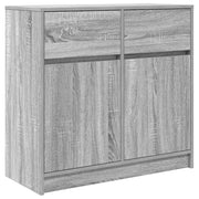 Credenza | Madia | Buffet da pranzo | Armadio da pranzo con Cassetto Grigio Sonoma 80x34x76 cm in Truciolato