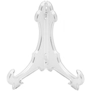 Trade Shop - Set 3 Pezzi Espositore Plastica Supporto Pieghevole Tavolo Gancio Piatti Quadri -