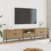 Mobile TV Cassetto Rovere Artigianale 200x25x44cm in Truciolato