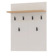 Igliano, Appendiabiti set Fissaggio a Muro Incluso, 83h cm Beige