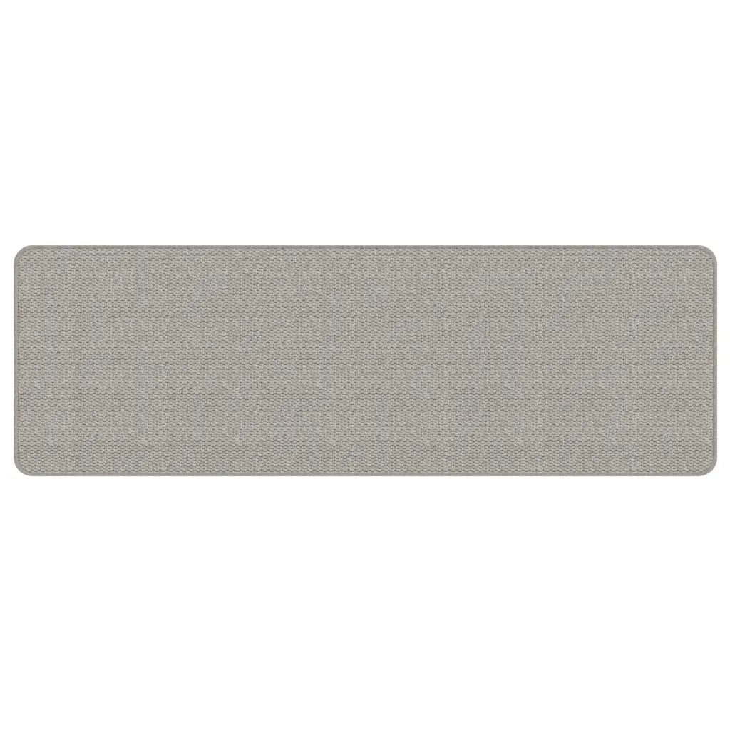Tappeto del soggiorno | Tappeto Corsia Aspetto Sisal Platina 50x150 cm