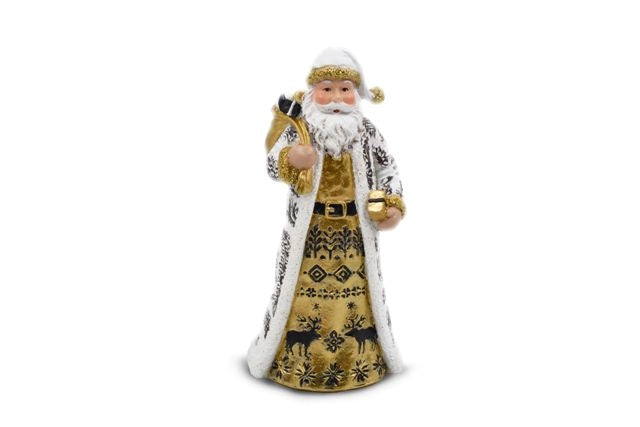 Decorazione Casa Natalizia Babbo Natale in Resina 20 cm