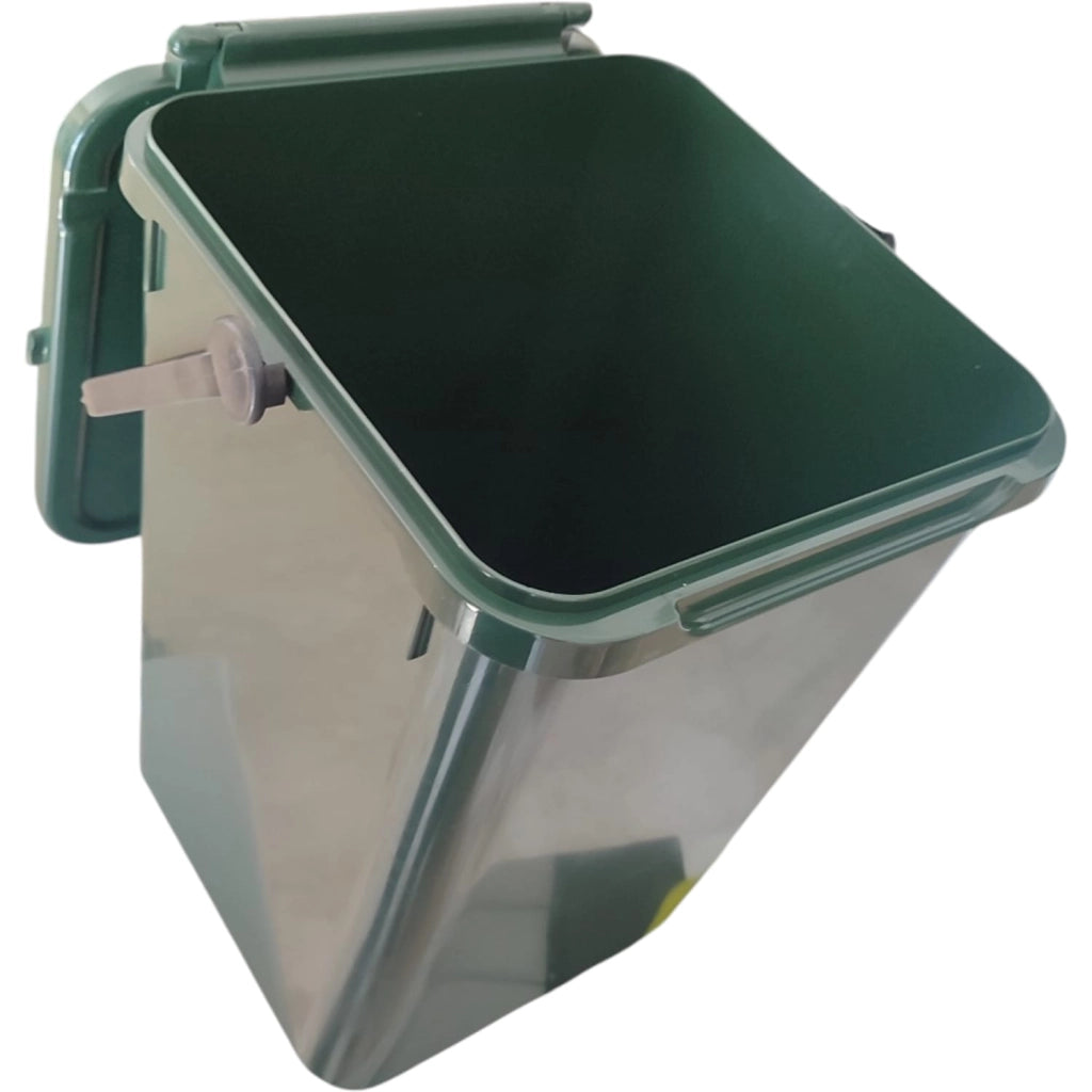 PATTUMIERA RACCOLTA DIFFERENZIATA UMIDO CON COPERCHIO VERDE LT. 10