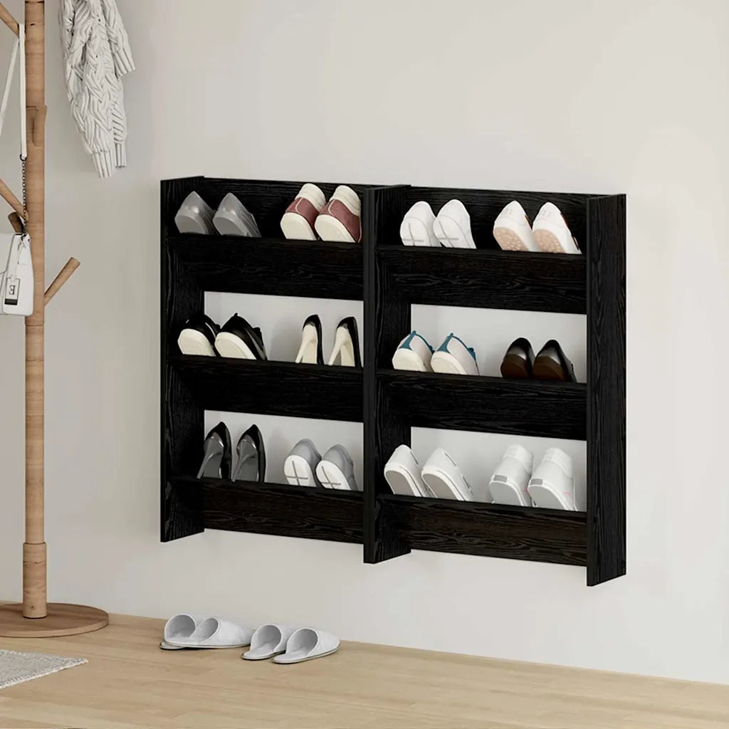 Mobile per scarpe 2 pz 60 x 18 x 90 cm Legno ingegnerizzato 875151