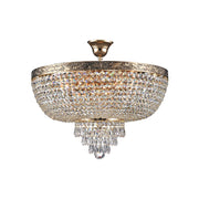 Maytoni Plafoniera contemporanea Palace 6 luci E27 oro antico metallo cristallo