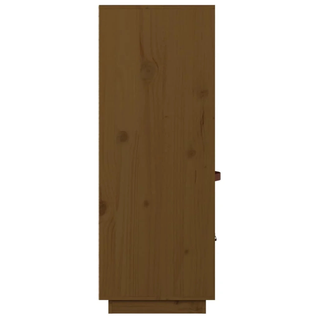 Buffet credenza cassettiera armadio mobile contenitore organizer cucina soggiorno salotto alto 67 x 40 x 108,5 cm legno di pino massiccio marrone 02_0034758