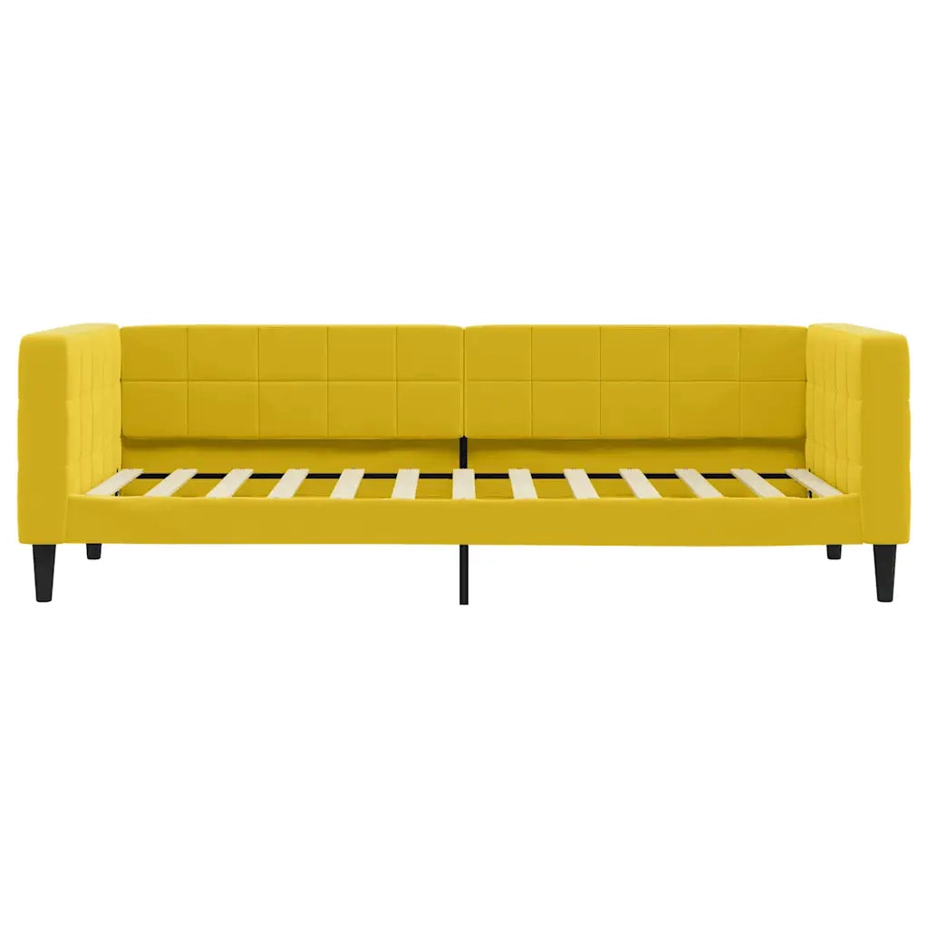 Letto da Giorno Giallo 80x200 cm in Vellutocod mxl 107842