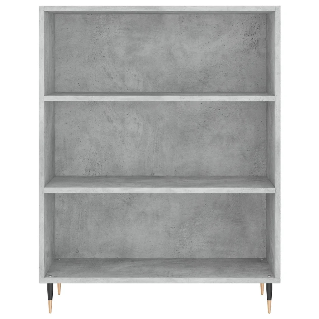 Credenza-Buffet-Armadio da cucina Grigio Cemento 69,5x34x180 cm in Legno Multistrato 287958