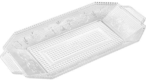 VASSOIO DELUXE IN PLASTICA RETTANGOLARE 28,5CM