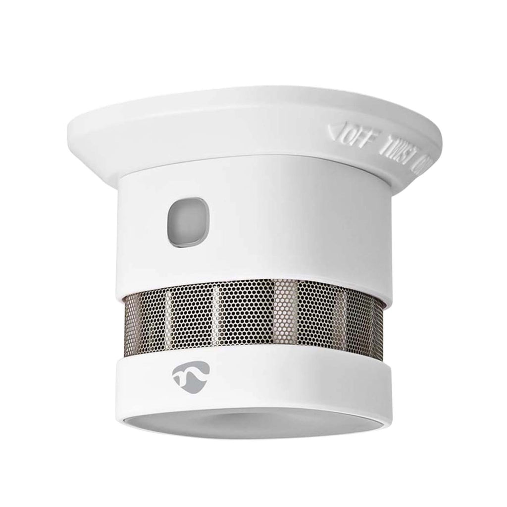 Rilevatore di Fumo con Allarme da 85 dB e Tecnologia Zigbee Bianco Nedis