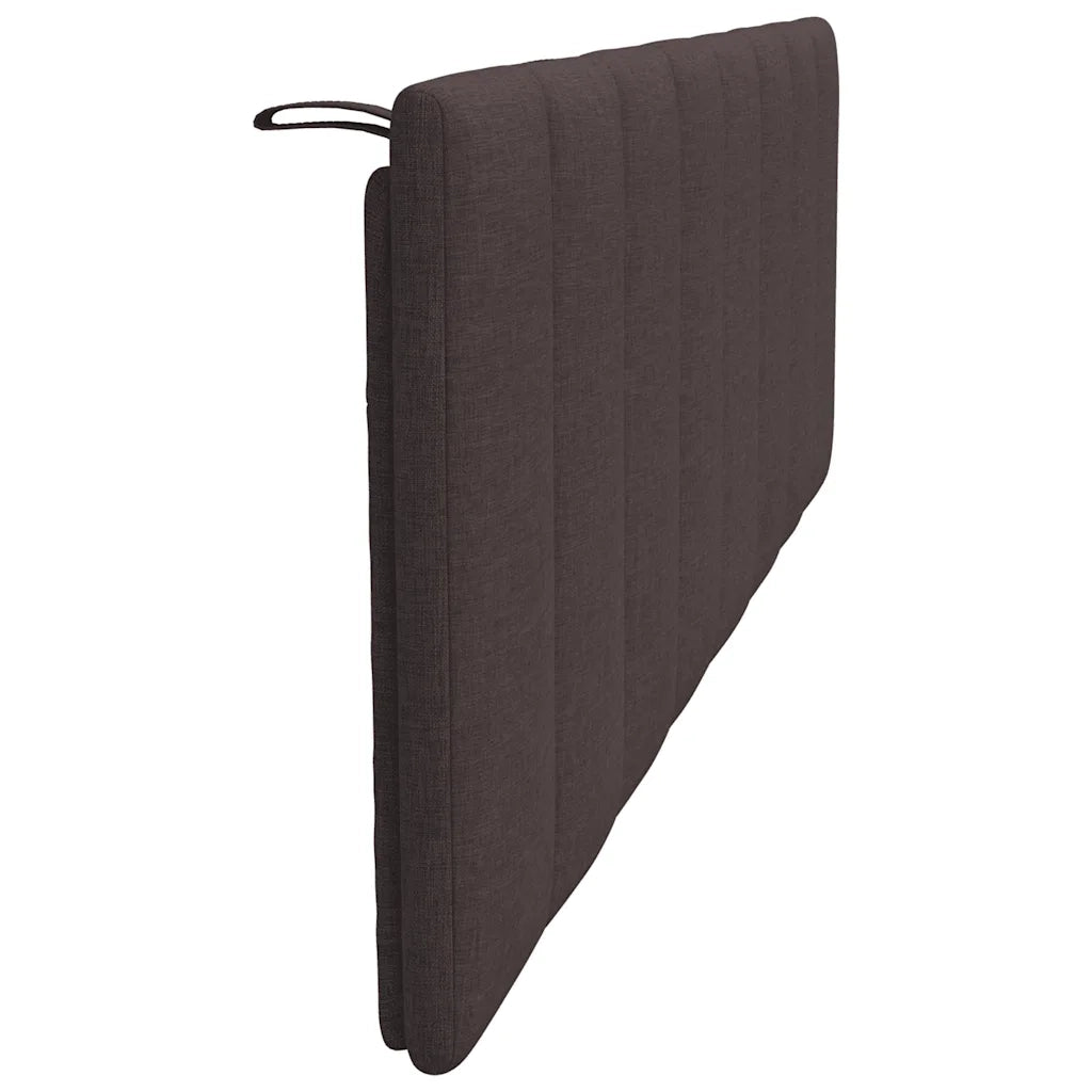 Coussin de tête de lit Hanko marron foncé 160 cm tissu