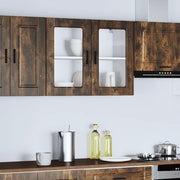 Pensile da Cucina con Porta in Vetro Porto Rovere Fumo 854092