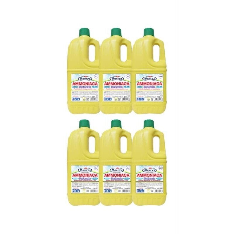 KIT SET 6 PZ MAURY'S AMMONIACA PROFUMATA 2 LT