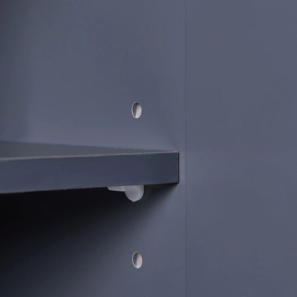 Mobiletto/scaffale da parete per bagno 60 x 30 x 30 cm grigio 03_0008898