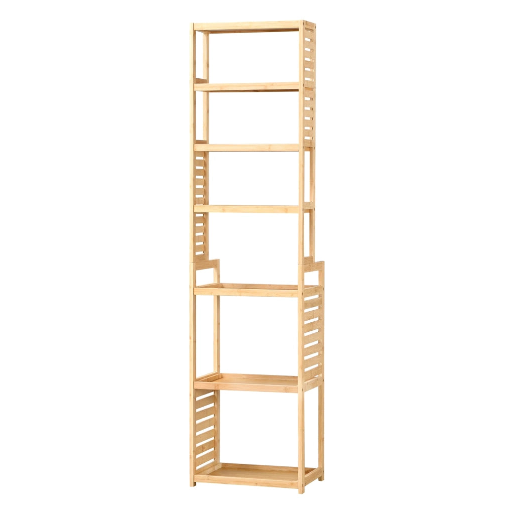 Mensola a 7 ripiani per bagno cucina soggiorno 165 x 42 x 28 cm 03_0007071