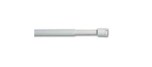 Bacchetta Bastone tende punta tonda 180 cm x 13 mm Bianco