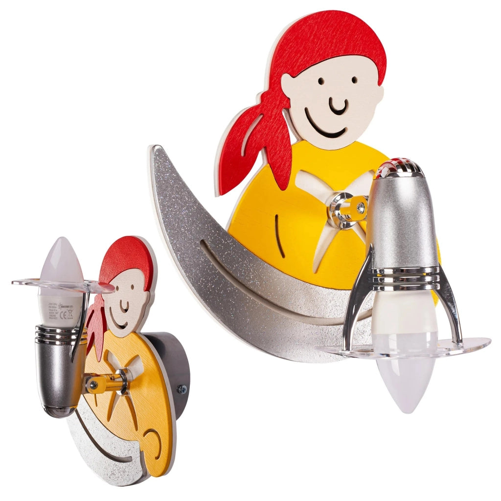 Lampada Da Parete Pirate Yellow 4717