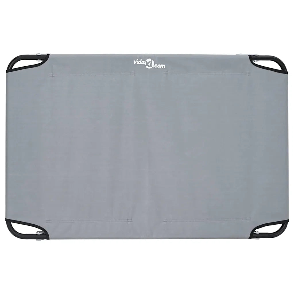 Letto per Cani Grigio chiaro 105 x 65 x 18 cm Acciaio CFW1934288