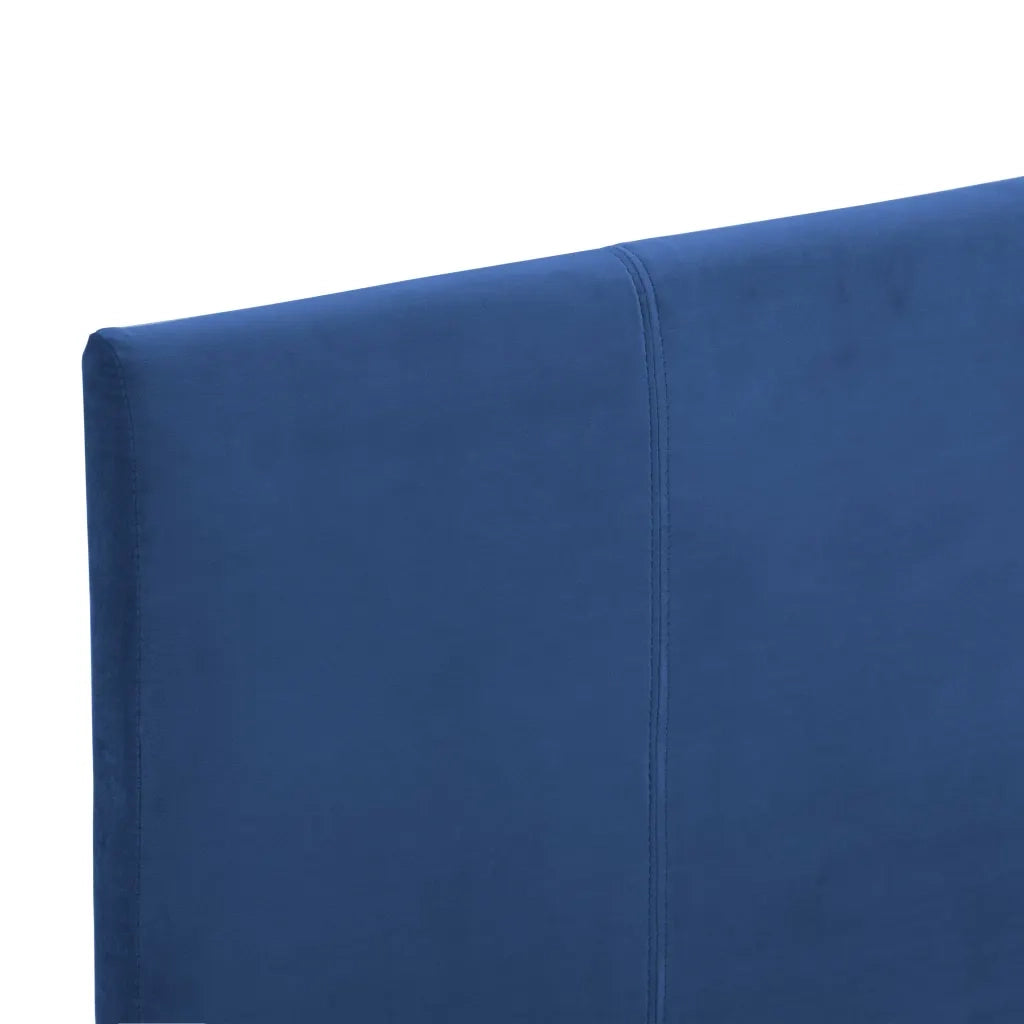 Giroletto senza Materasso Blu 90x200 cm in Tessuto 280951
