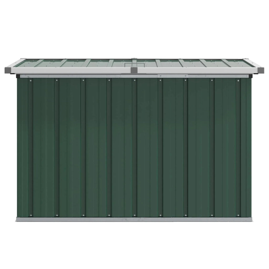 Baule da giardino verde 109x67x65 cm 46257
