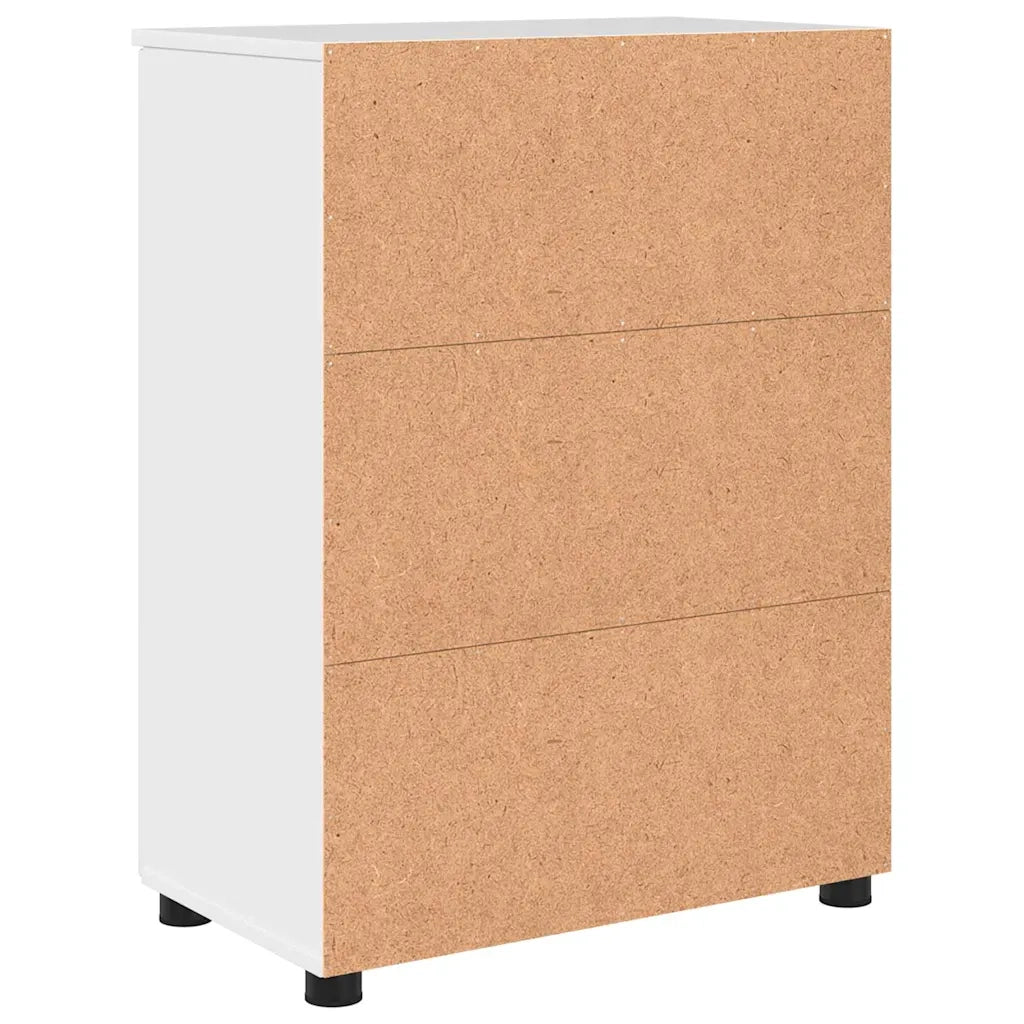 Mobile da Bagno con archiviazione Bianco Lucido 60 x 35 x 80 cm 883308
