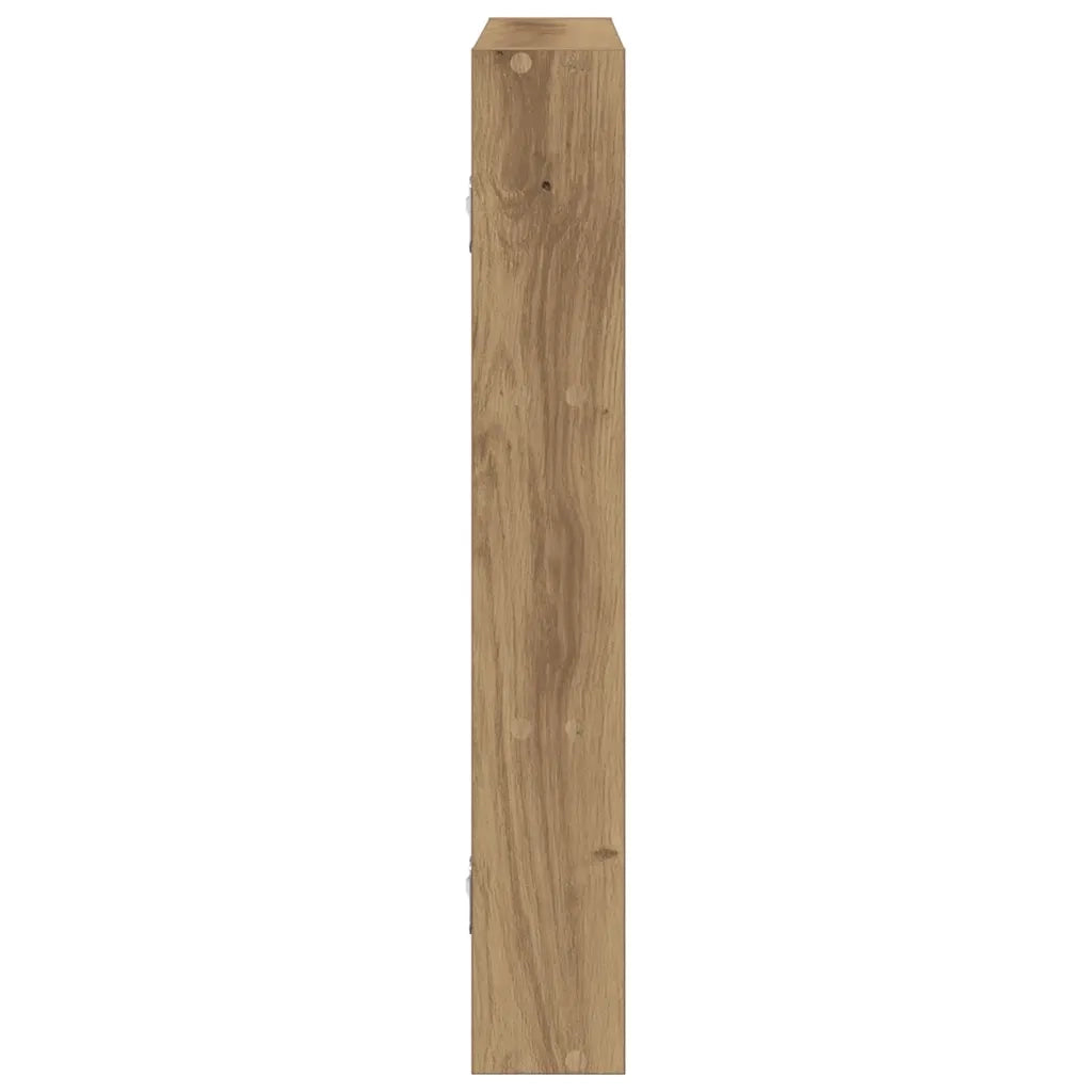 vidaXL Scaffale a Parete Rovere Artigianale 43x9x60 cm Truciolato