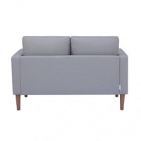 Divano 2 Posti Ramsey 137x73x82 h cm in Tessuto Grigio chiaro