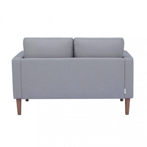 Divano 2 Posti Ramsey 137x73x82 h cm in Tessuto Grigio chiaro