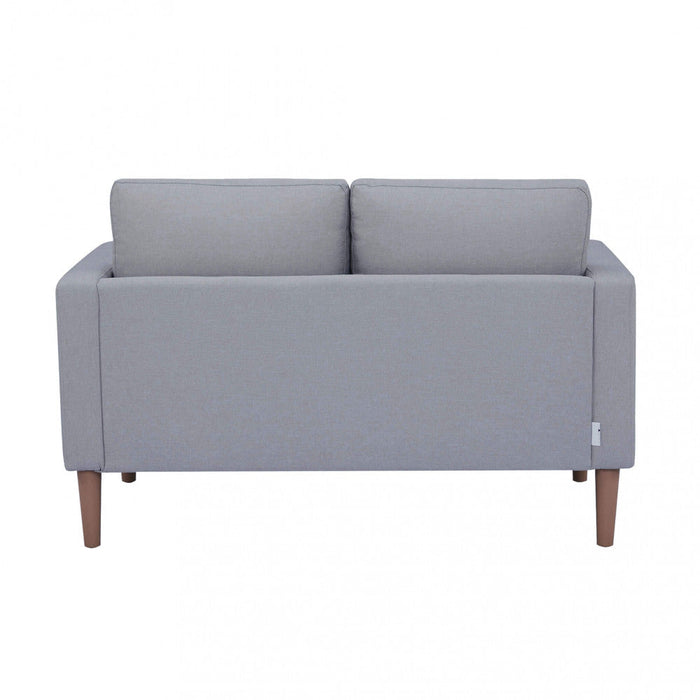 Divano 2 Posti Ramsey 137x73x82 h cm in Tessuto Grigio chiaro