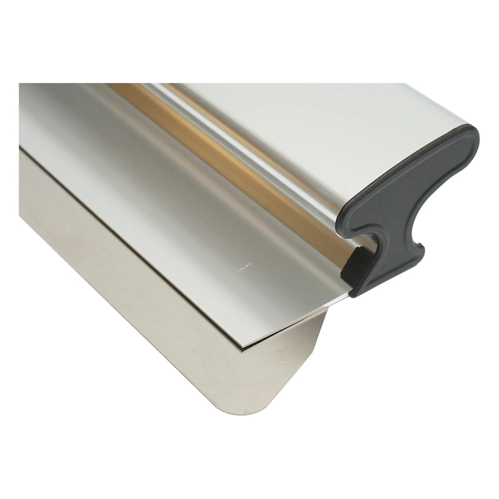 Frattazzo professionale in acciaio inox 50 cm con 2 lame 8,8 × 55 cm