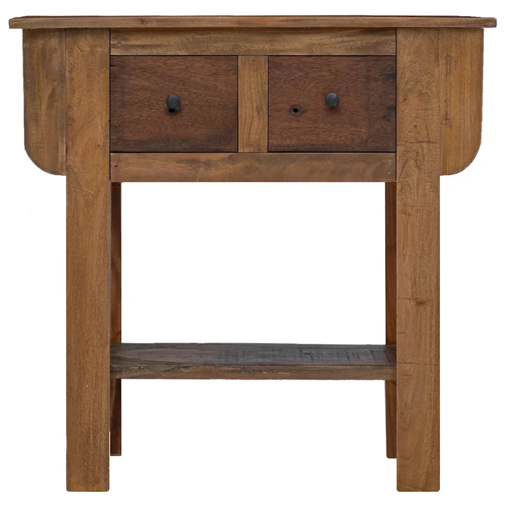 Consolle in Legno di Recupero Misto 80x35x80 cm 244509