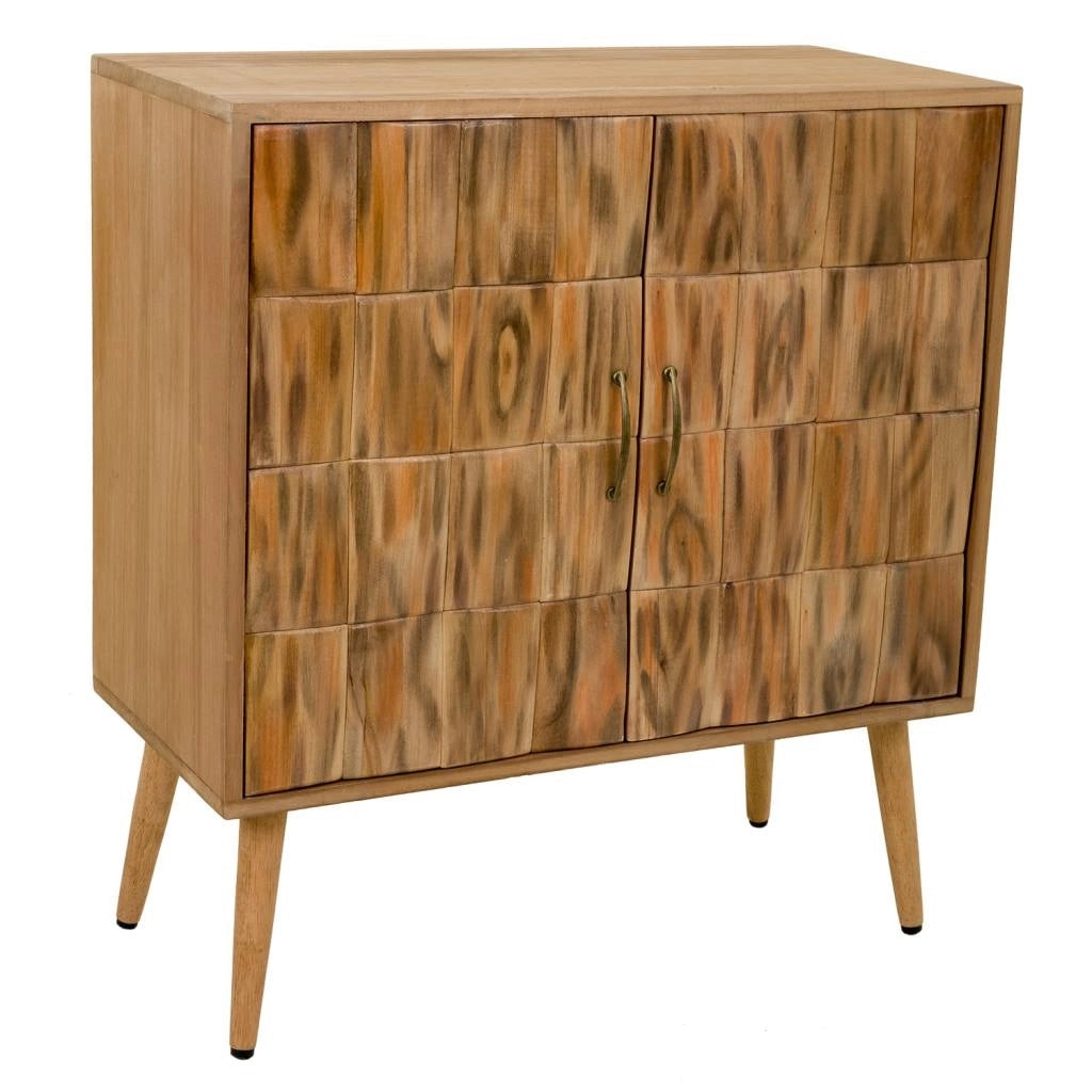 Mobile da ingresso in legno marrone 76x38x83h