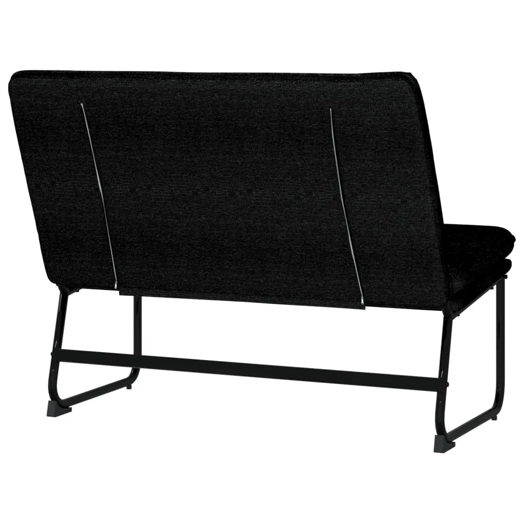 vidaXL Panca Nera 100x75x76 cm in Tessuto