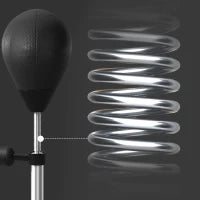 Punching Ball con Barra Girevole per Adulti e Altezza Regolabile 1.6-2m, Nero