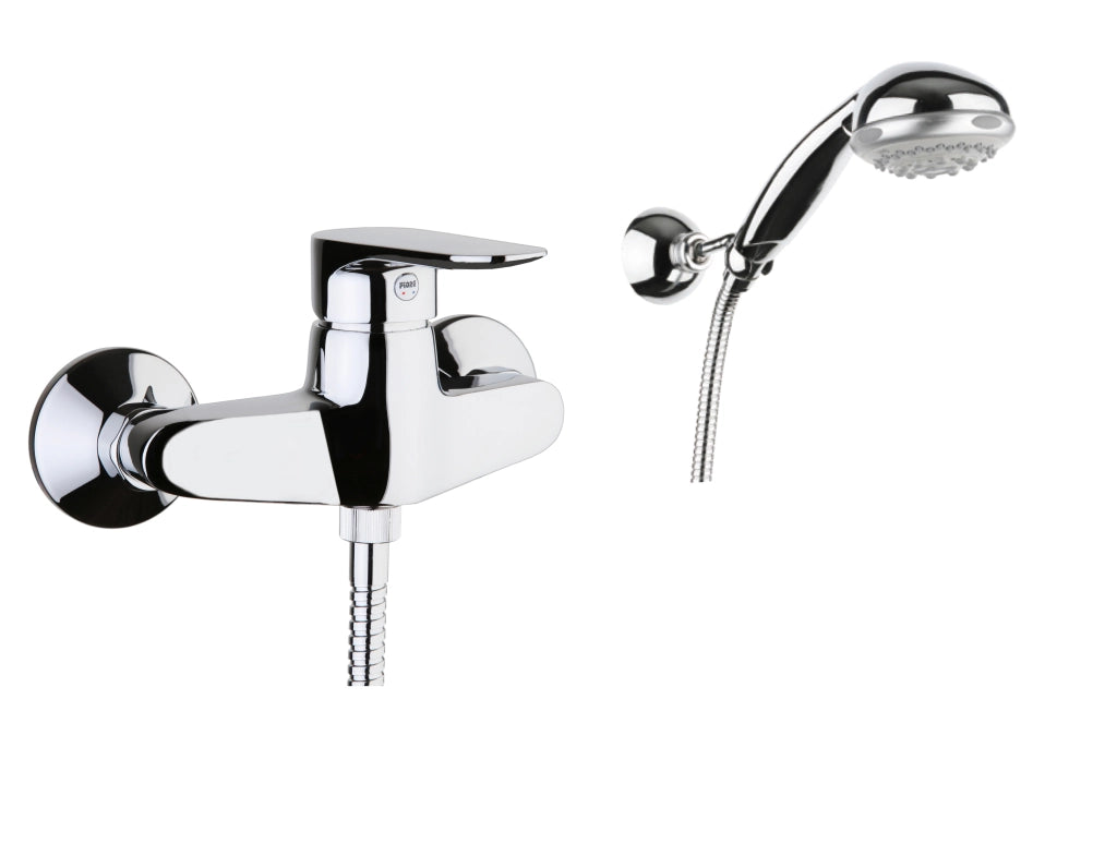 FIORE KEVON MISCELATORE DOCCIA ESTERNA CON DOCCETTA- 1,0 pz