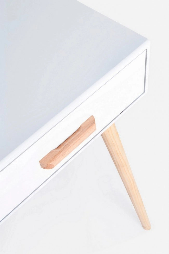 Consolle 2 Cassetti Legno Bianco Moderna da Interno - EXCEPTIONAL