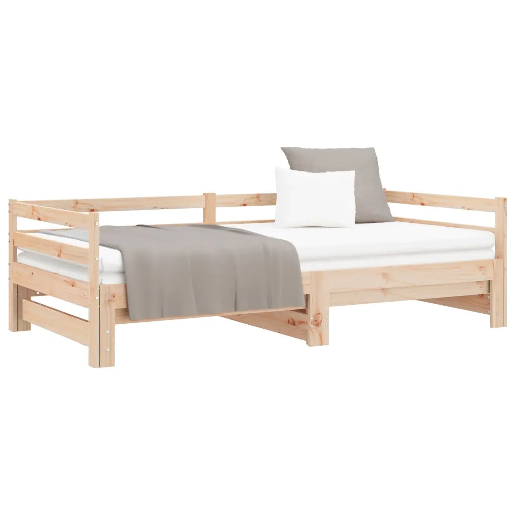 Lettino Estraibile senza Materasso 80x200 cm 814694
