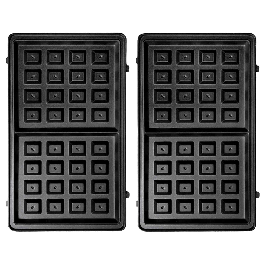 Piastra elettrica 3 in 1 per sandwich waffle panini, placche intercambiabili antiaderenti, controllo temperatura automatico 750W - SOGO