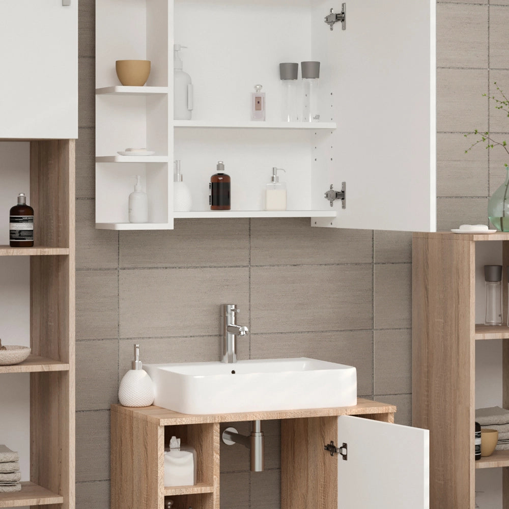 Vicco Set mobili bagno Sonoma 2 parti